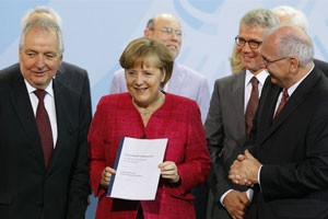 Merkel parle nergie avec les dirigeants des 16 Lnder