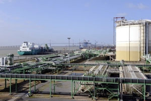 Energie: 2500cargaisons de GNL reue par le terminal mthanier (Elengy)de Montoir-de-Bretagne