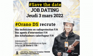 Orano : 40 postes en CDI à pourvoir lors d'un job-dating à Saint-Paul-Trois-Châteaux le 3 mars 2022