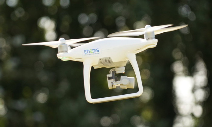 des drones pour intervenir sur le r u00e9seau  u00e9lectrique