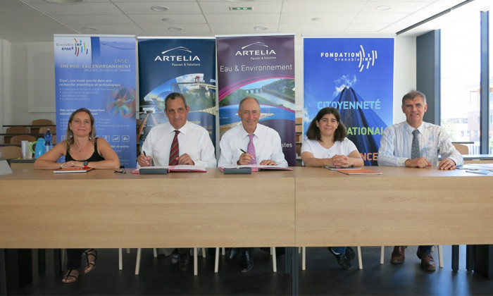 Artelia signe un partenariat avec Grenoble INP - Ense, école d'ingénieurs spécialisée dans l'énergie, l'eau et l'environnement