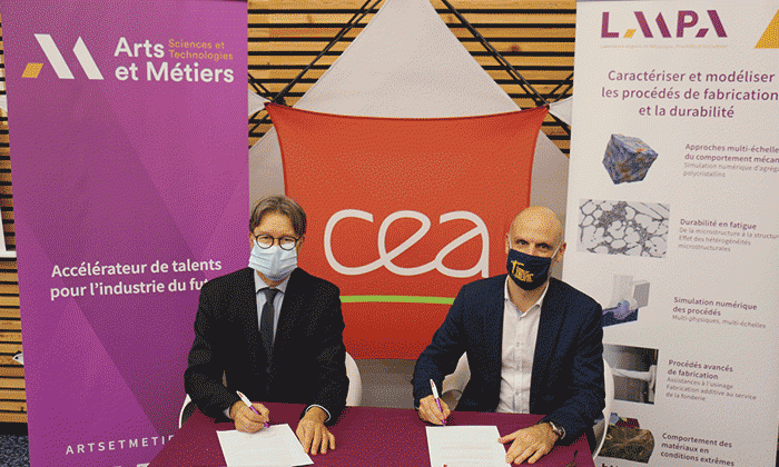 Une alliance entre Arts et Mtiers et le CEA autour d'une plateforme pour la recherche et l'innovation