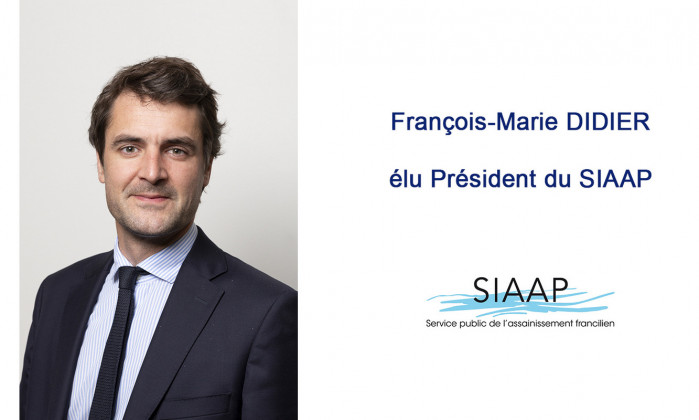 François-Marie Didier élu à la présidence du SIAAP