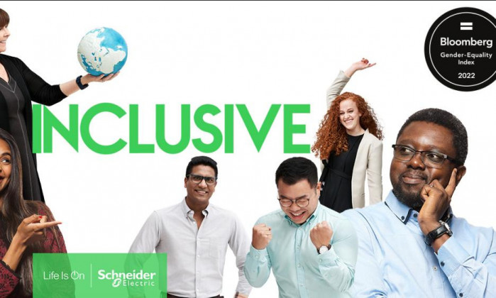 L’engagement de Schneider Electric envers la diversité, l’équité et l’inclusion est reconnu par l’indice Bloomberg de performance égalité hommes-femmes pour la cinquième année consécutive